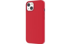Coque pour iPhone 13 silicone magnétique (comp MagSafe) Rouge Novodio