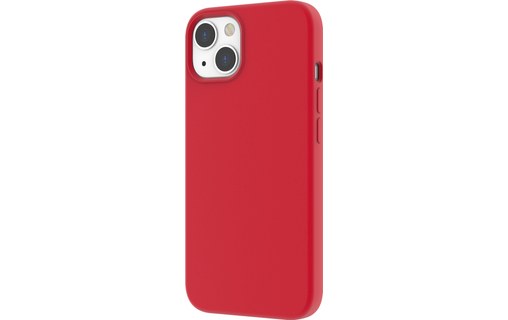Coque pour iPhone 13 silicone magnétique (comp MagSafe) Rouge Novodio