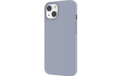 Coque pour iPhone 13 silicone magnétique (comp MagSafe) Violet Novodio