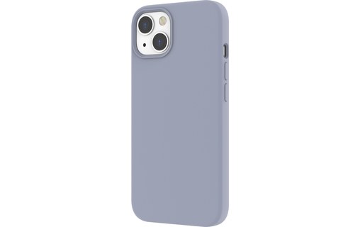 Coque pour iPhone 13 silicone magnétique (comp MagSafe) Violet Novodio