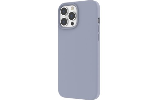 Coque iPhone 13 Pro Max silicone magnétique (comp MagSafe) Violet