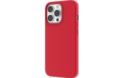 Coque pour iPhone 13 Pro silicone magnétique (comp MagSafe) Rouge Novodio