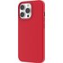 Coque pour iPhone 13 Pro silicone magnétique (comp MagSafe) Rouge Novodio