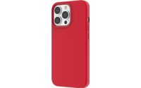 Coque pour iPhone 13 Pro silicone magnétique (comp MagSafe) Rouge Novodio