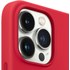 Coque pour iPhone 13 Pro Max silicone magnétique (comp MagSafe) Rouge Novodio