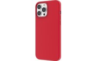 Coque pour iPhone 13 Pro Max silicone magnétique (comp MagSafe) Rouge Novodio