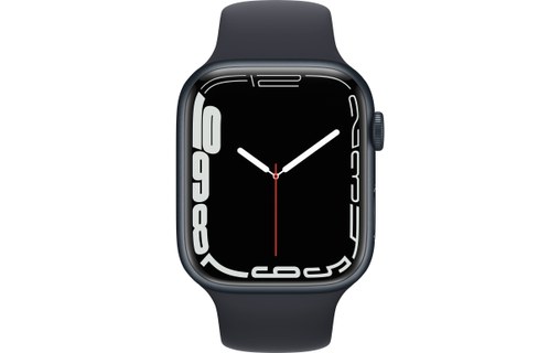 Apple Watch Series 7 45 mm OLED Noir GPS (satellite)