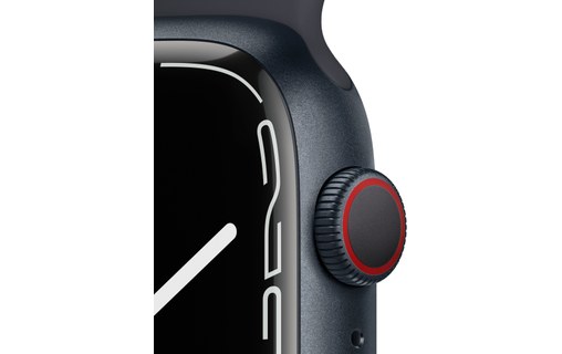 Apple Watch Series 7 45 mm OLED 4G Noir GPS (satellite)