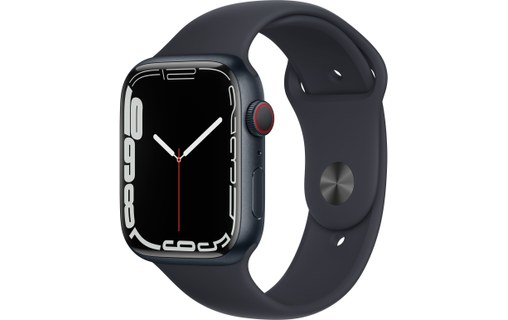 Apple Watch Series 7 45 mm OLED 4G Noir GPS (satellite)