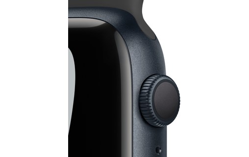 Apple Watch Nike Series 7 45 mm OLED Noir GPS (satellite)