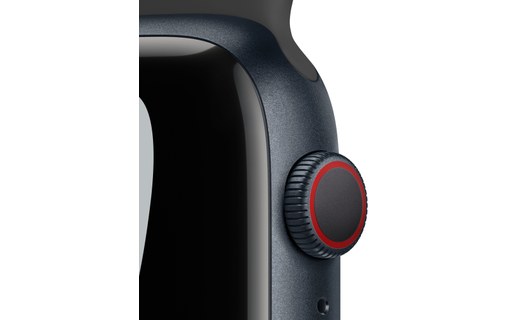 Apple Watch Nike Series 7 45 mm OLED Noir GPS + Cellulaire