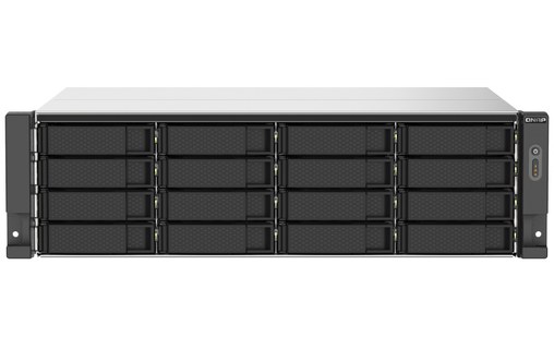 QNAP TS-1673AU-RP-16G serveur de stockage NAS Rack (3 U) Ethernet/LAN Noir, Gris