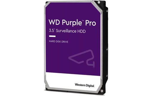 Western Digital Purple Pro 8 To - Disque dur pour Vidéosurveillance - WD8001PURP