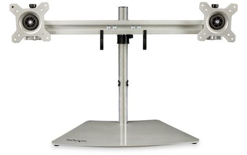StarTech.com Bras pour écran PC double affichage à fixation horizontale - Alumin