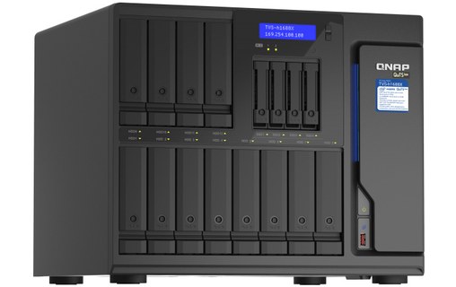 QNAP TVS-h1688X NAS Tower Ethernet/LAN Noir