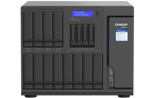 QNAP TVS-h1688X NAS Tower Ethernet/LAN Noir