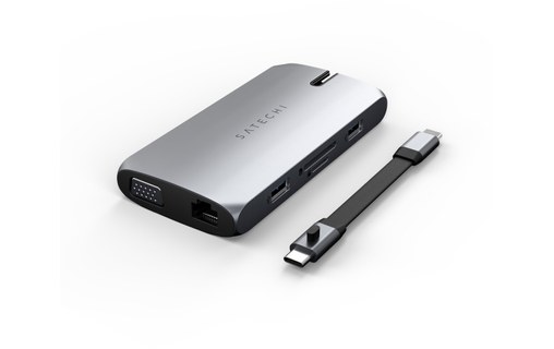 Satechi USB-C On-the-Go Multiport Adapter - Station d'accueil USB-C compacte