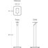 KEF S1 Floor Stand Blanc - 2 pieds pour enceintes sans fil LSX / LSX II