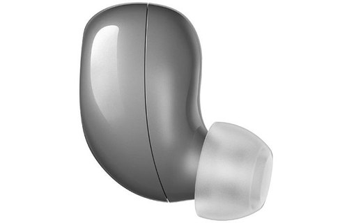 Écouteurs sans fil KEF Mu3 à réduction de bruit, Argent - Bluetooth