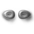 Écouteurs sans fil KEF Mu3 à réduction de bruit, Argent - Bluetooth