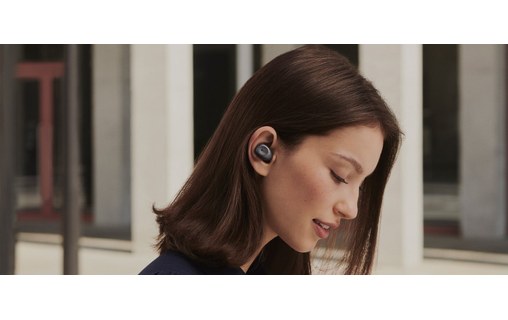 Écouteurs sans fil KEF Mu3 à réduction de bruit, Argent - Bluetooth