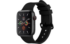 Bracelet Silicone pour Apple Watch 42/44/45 mm - Native Union Curve Strap - Noir