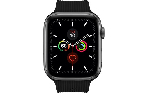 Bracelet Silicone pour Apple Watch 42/44/45 mm - Native Union Curve Strap - Noir