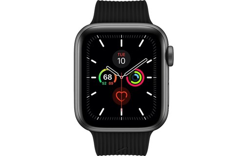 Bracelet Silicone pour Apple Watch 38/40/41 mm - Native Union Curve Strap - Noir