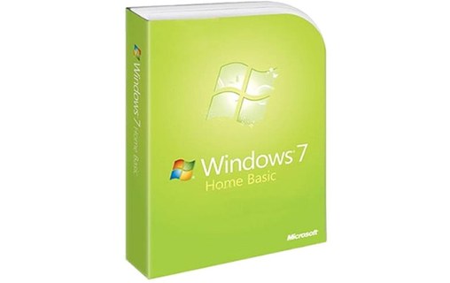 Microsoft Windows 7 Familiale Basique (Home Basic) SP1 - Clé.