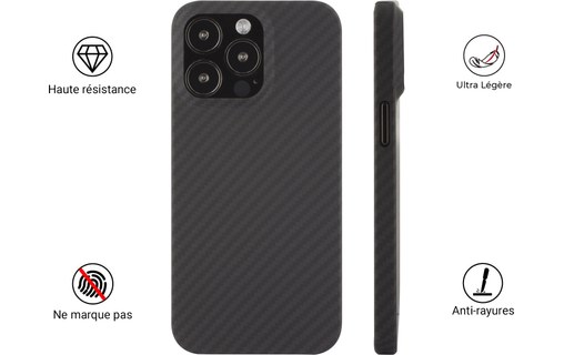 Coque pour iPhone 14 Pro en Kevlar et fibres de carbone - Novodio