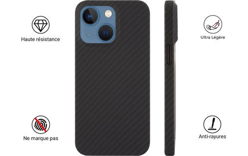 Coque pour iPhone 14 en Kevlar et fibres de carbone - Novodio