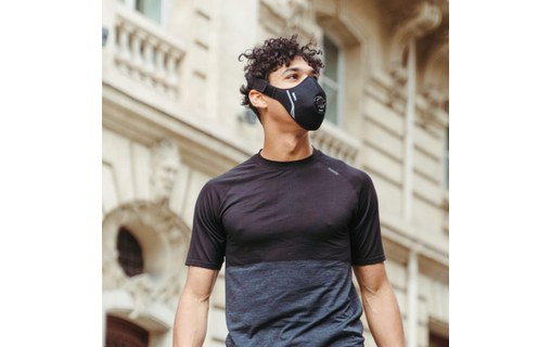 R-PUR Nano Sport Noir - Masque anti-pollution FFP3
