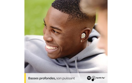 Écouteurs sans fil Jabra Elite 3 à réduction de bruit, Beige - Bluetooth