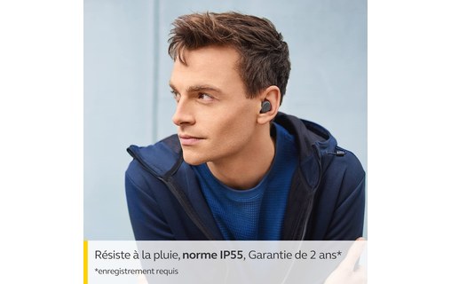 Écouteurs sans fil Jabra Elite 3 à réduction de bruit, Gris - Bluetooth