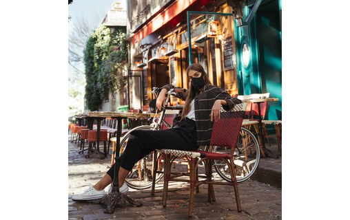 R-PUR Nano Light Noir - Masque anti-pollution FFP3 réfléchissant