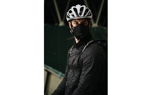 R-PUR Nano Light Noir - Masque anti-pollution FFP3 réfléchissant