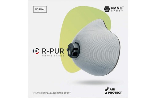 R-PUR Filtre Nano Sport - Filtre de remplacement FFP3 pour masque