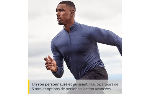 Écouteurs sport Jabra Elite 7 Active à réduction de bruit, Noir - Bluetooth