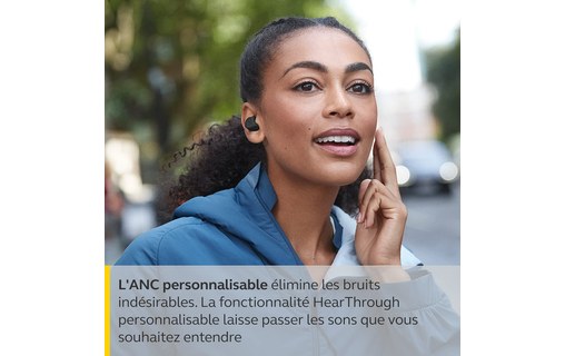 Écouteurs sport Jabra Elite 7 Active à réduction de bruit, Noir - Bluetooth