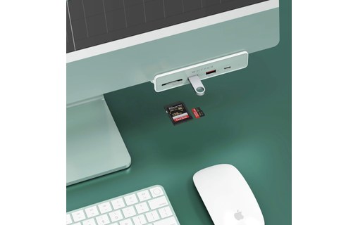HyperDrive 6-in-1 Hub USB-C pour iMac 24" - 6 ports (USB-C / USB-A / HDMI 4K)