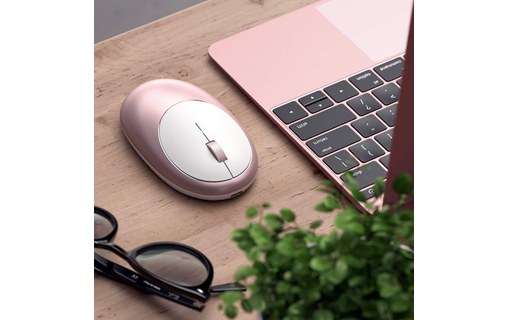 Satechi M1 Wireless Mouse Or Rose - Souris optique sans fil Bluetooth 4.0
