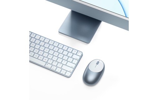 Satechi M1 Wireless Mouse Bleu - Souris optique sans fil Bluetooth 4.0