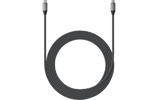 Câble Satechi USB-C vers USB-C 100 W USB 2.0 - 2 m - Gris