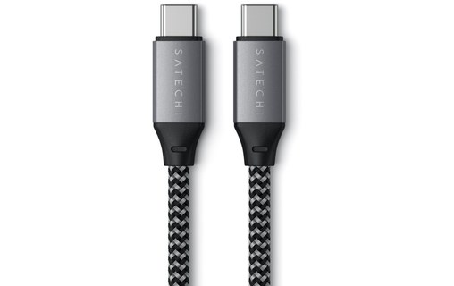 Câble Satechi USB-C vers USB-C 100 W USB 2.0 - 2 m - Gris