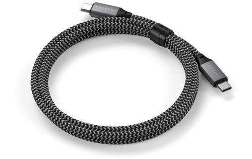 Câble Satechi USB-C vers USB-C 100 W USB 2.0 - 2 m - Gris