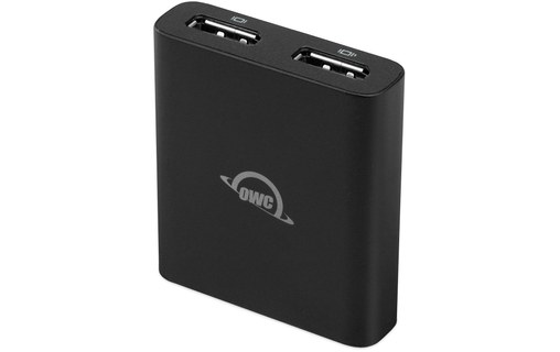 OWC Adaptateur Thunderbolt 3 vers Dual DisplayPort 1.4 8K