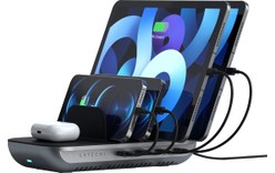 Satechi Dock5 - Station de charge 4 ports + Qi pour iPhone & iPad