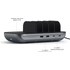 Satechi Dock5 - Station de charge 4 ports + Qi pour iPhone & iPad