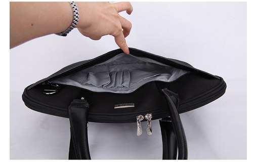 Sac cabas pour MacBook Pro 13" à 16" ou ordinateur portable 15" - Noir