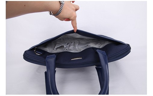 Sac cabas pour MacBook Pro 13" à 16" ou ordinateur portable 15" - Bleu